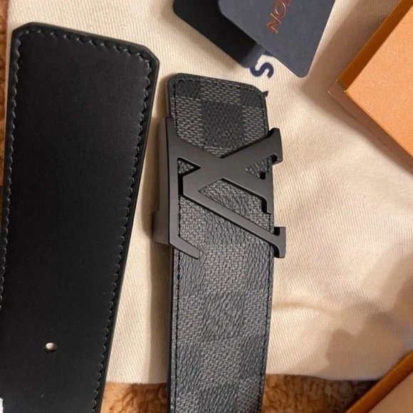 Loüis Vüitton Damier Graphite Belt Sz 95 - Picture 4 of 11